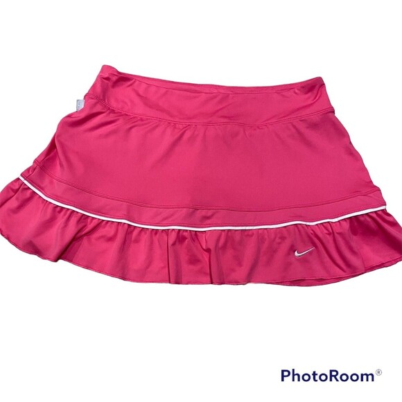 Nike Dresses & Skirts - Nike Women's Skort Tennis Golf Dri Fit Pink Tennis Skirt Size L